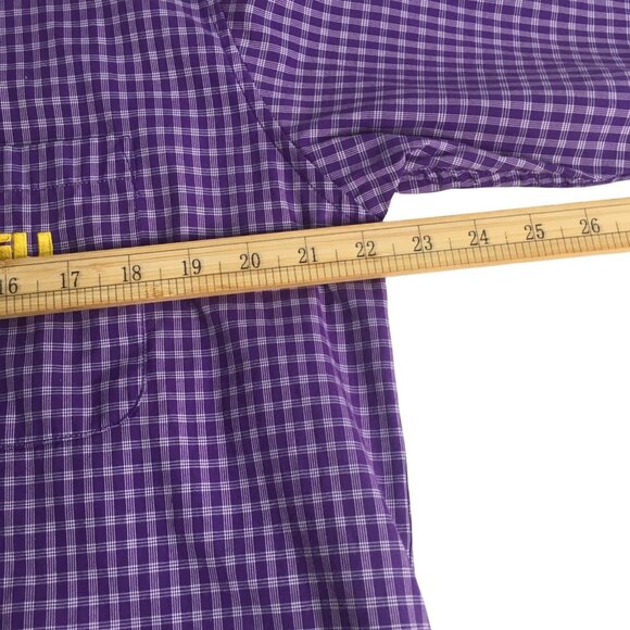 Louisiana State Tigers Shirt Mens Large Purple NCAA College LSU Button Down - Picture 10 of 14